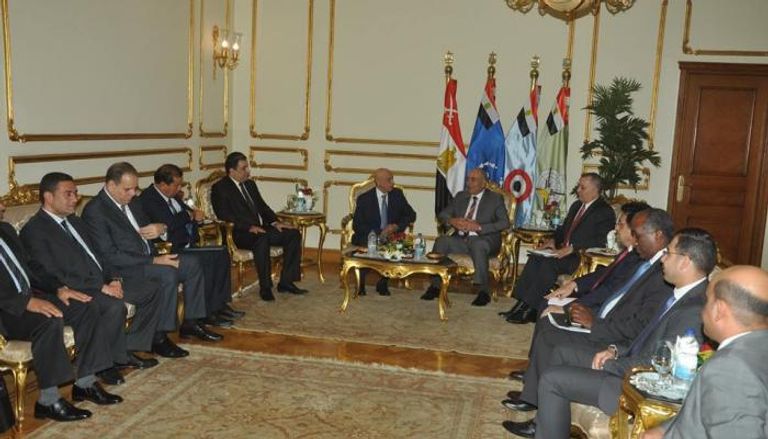 اجتماع اللجنة المصرية المعنية بأزمة ليبيا