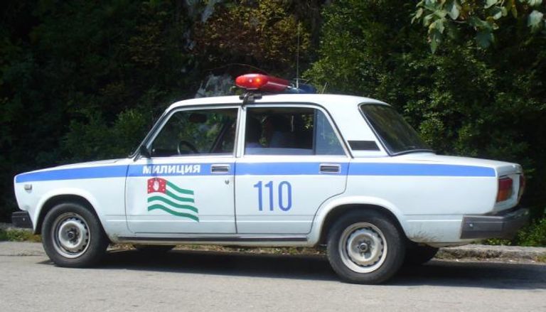 سيارة تابعة لشرطة أبخازيا - أرشيفية