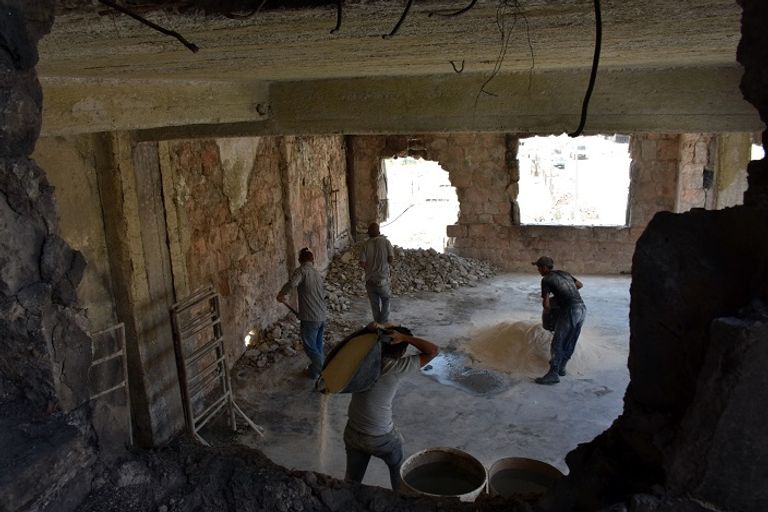 آثار حلب القديمة دمرتها الحرب - أ. ف. ب
