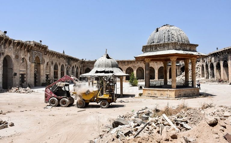 آثار حلب القديمة دمرتها الحرب - أ. ف. ب