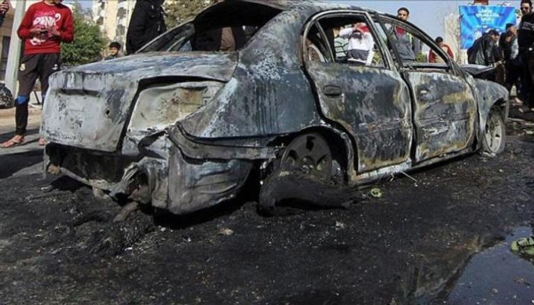 انفجار سابق في بنغازي الليبية- أرشيفية