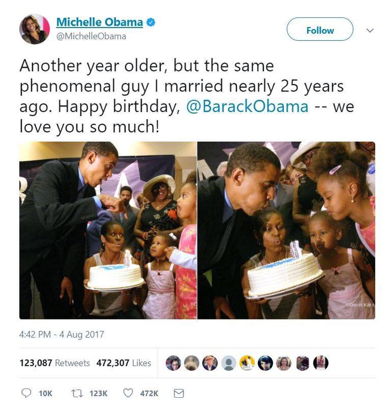 أوباما وزوجته ميشيل - أرشيفية