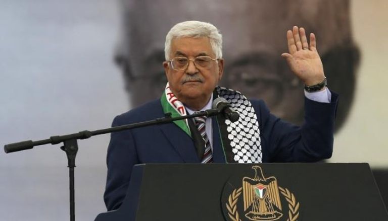 عباس يطالب شعبه بعدم ترك فلسطين للاحتلال (أ.ف.ب)