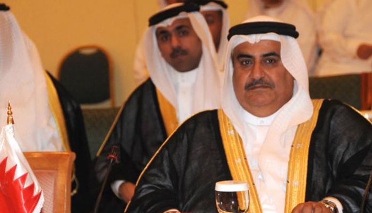  وزير الخارجية البحريني الشيخ خالد بن أحمد آل خليفة