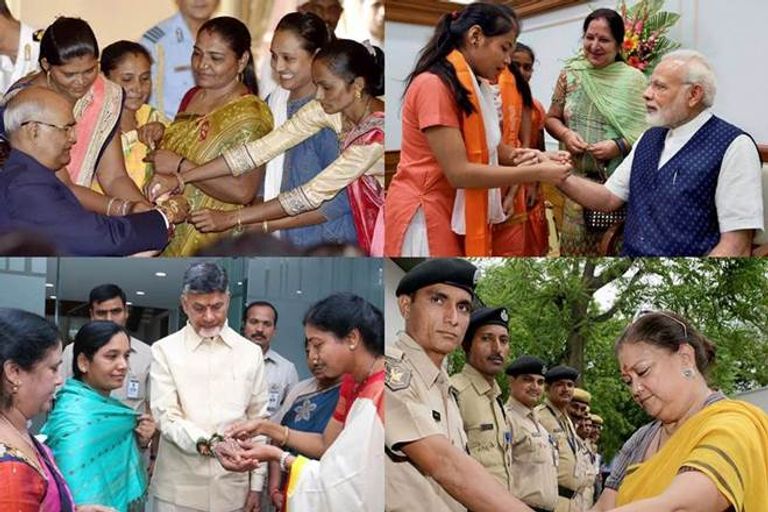 مهرجان الأخوة "راكشا باندان" في الهند