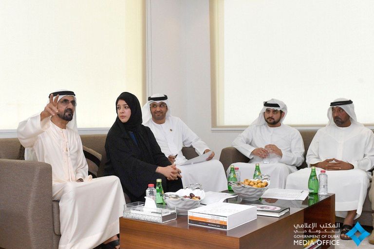 الشيخ محمد بن راشد آل مكتوم يزور موقع "إكسبو 2020 دبي"