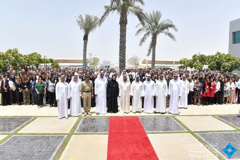 الشيخ محمد بن راشد آل مكتوم يزور موقع "إكسبو 2020 دبي"