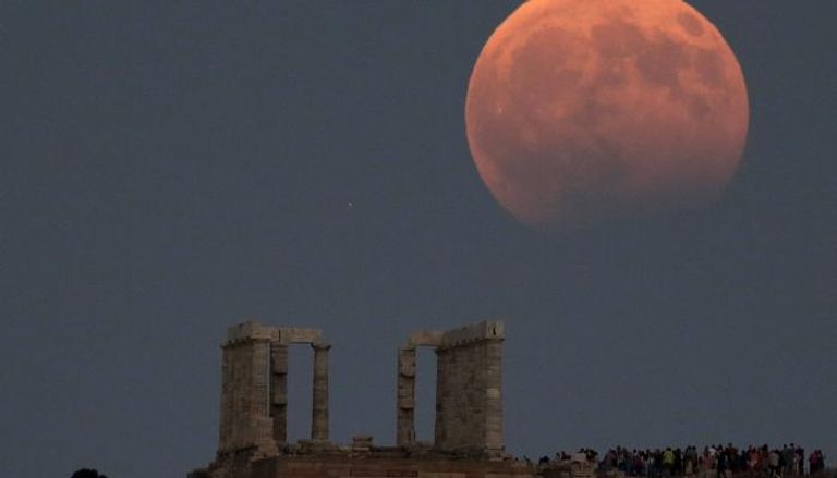 خسوف القمر من أثينا