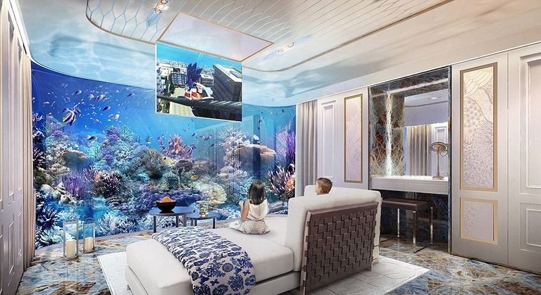 فلل فرس البحر الطافية