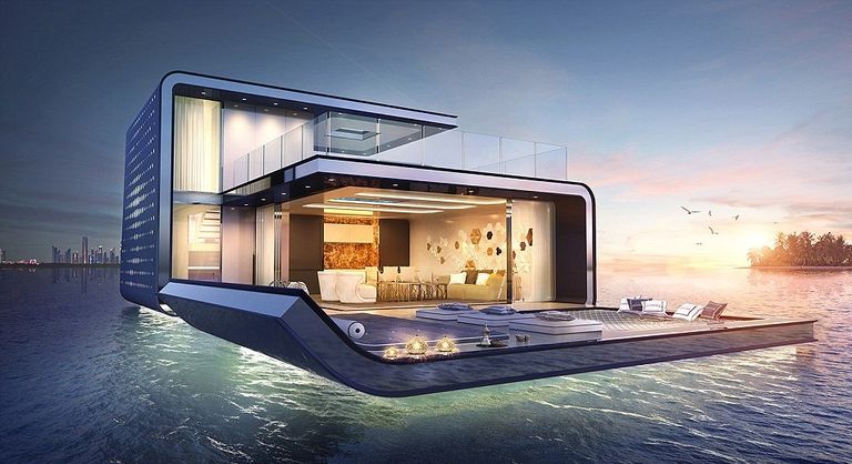 فلل فرس البحر الطافية