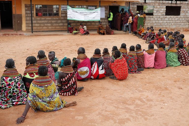 جانب من الانتخابات الكينية