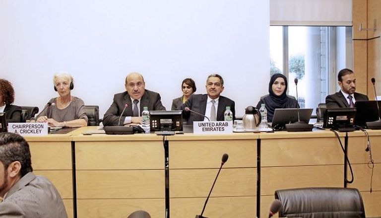 وفد دولة الإمارات في اجتماع "التمييز العنصري" التابعة للأمم المتحدة