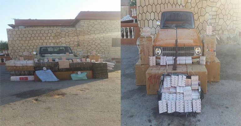 ضبطيات الجيش المصري على الحدود