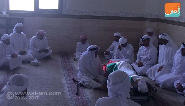 تشييع جثمان الشهيد أحمد خليفة البلوشي