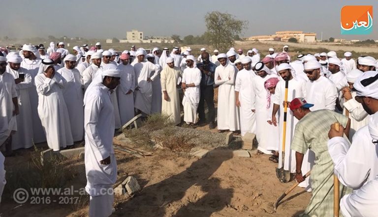 تشييع جثمان الشهيد جاسم صالح الزعابي