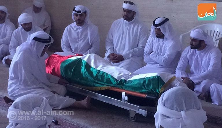 تشييع جثمان أحد شهداء الواجب