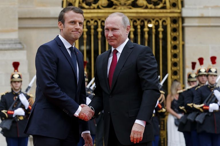 الرئيس الفرنسي إيمانويل ماكرون