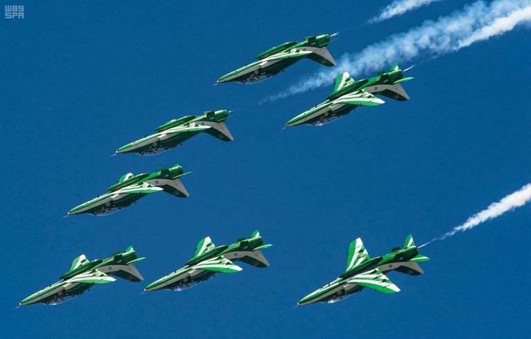 طائرات القوات الجوية الملكية السعودية في سماء إسلام آباد