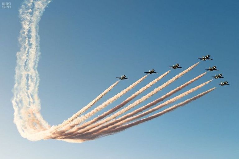 طائرات القوات الجوية الملكية السعودية في سماء إسلام آباد