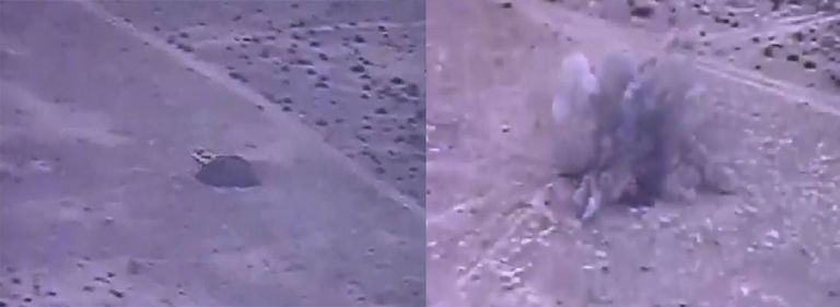 مدرعة للجيش المصري في شمال سيناء - أرشيفية