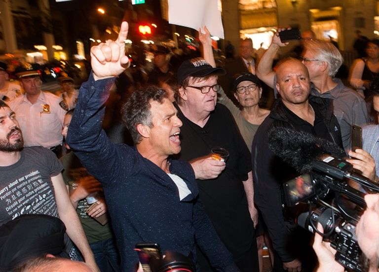 مظاهرات ضد ترامب فى نيويورك - رويترز