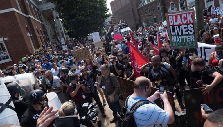 مظاهرات ضد ترامب فى نيويورك - رويترز