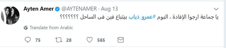 الفنان المصري عمرو دياب