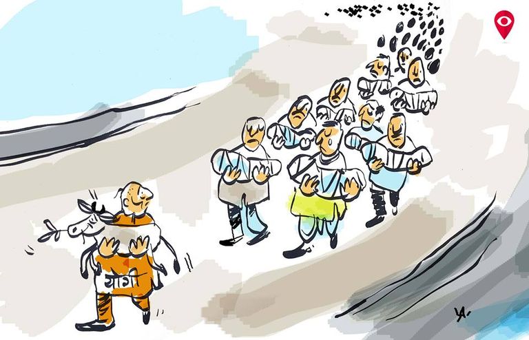 طفل داخل مستشفى جوارخبور الهندي