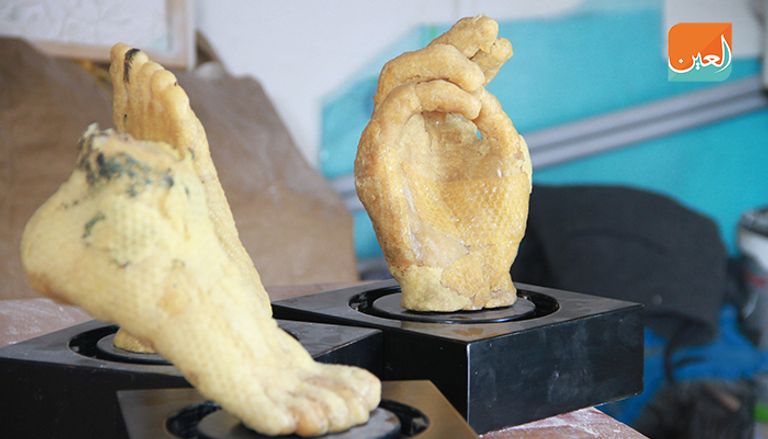 شمع العسل يجسد معاناة الفلسطينيين في غزة‎