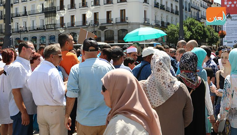 صورة من الوقفة الاحتجاجية