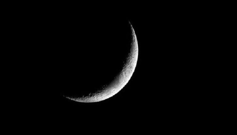 القمر في صورة هلال ـ أرشيفية