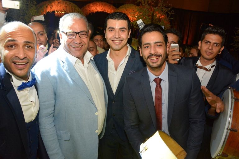 مصطفي خاطر وزوجته روان هلال