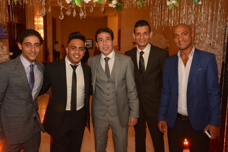 مصطفي خاطر وزوجته روان هلال