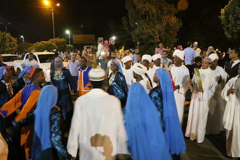 جانب من مشاركة نيجيريا في الفعاليات