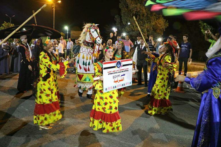 جانب من مشاركة نيجيريا في الفعاليات