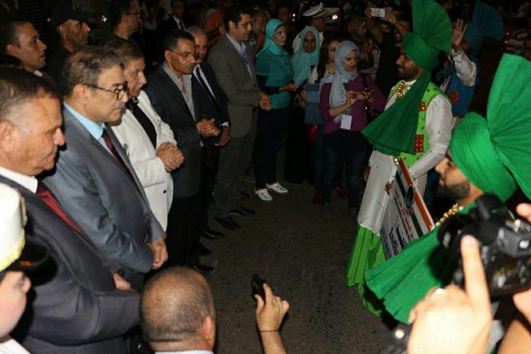 جانب من مشاركة نيجيريا في الفعاليات