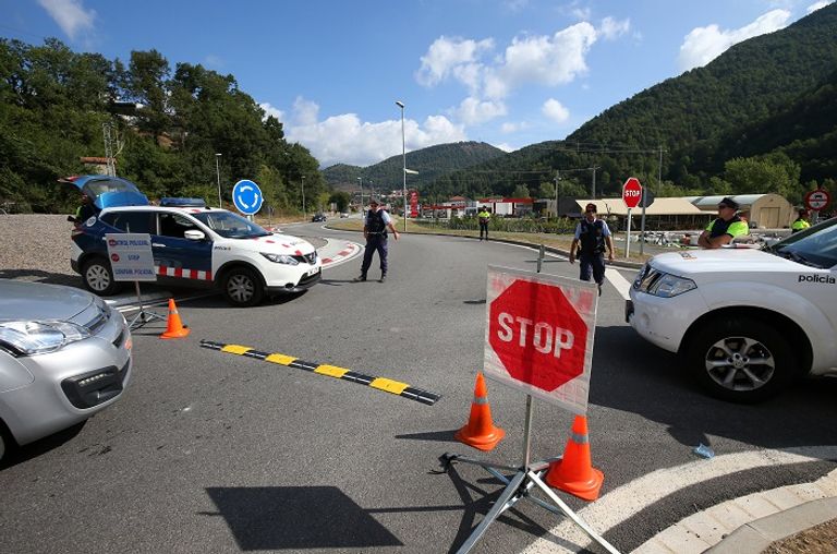 جانب من حادث هجوم برشلونة - أرشيفية