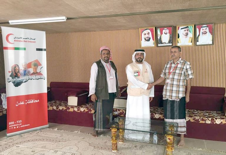 الهلال الأحمر الإماراتي يبدأ حملة "وصية زايد لأهل اليمن"