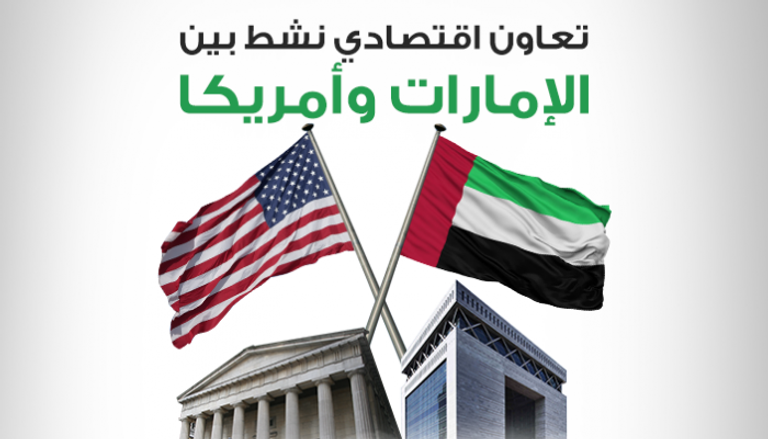 تعاون اقتصادي نشط بين الإمارات وأمريكا