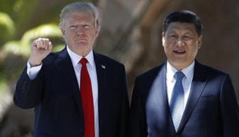 لقاء سابق بين ترامب ونظيره الصيني