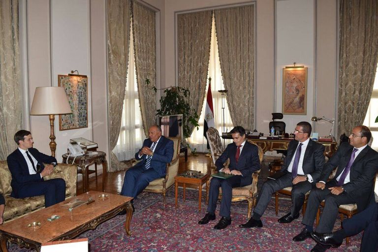 جانب من لقاء شكري وجاريد