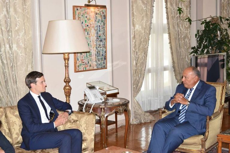 جانب من لقاء شكري وجاريد