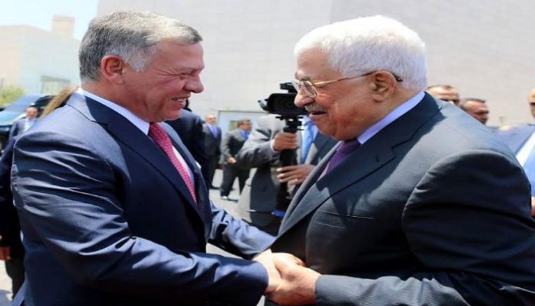 العاهل الأردني والرئيس الفلسطيني-أرشيفية