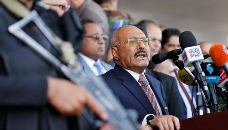 الرئيس اليمني المخلوع على عبدالله صالح 
