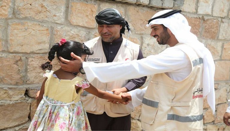 "الهلال الأحمر الإماراتي" تدشن حملة "وصية زايد بأهل اليمن" في حضرموت