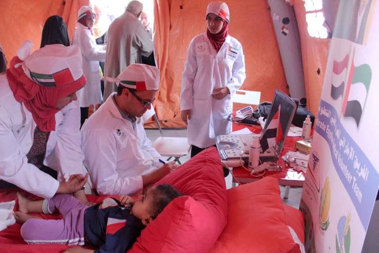 المستشفى الإماراتي المصري الميداني المتحرك - أرشيفية