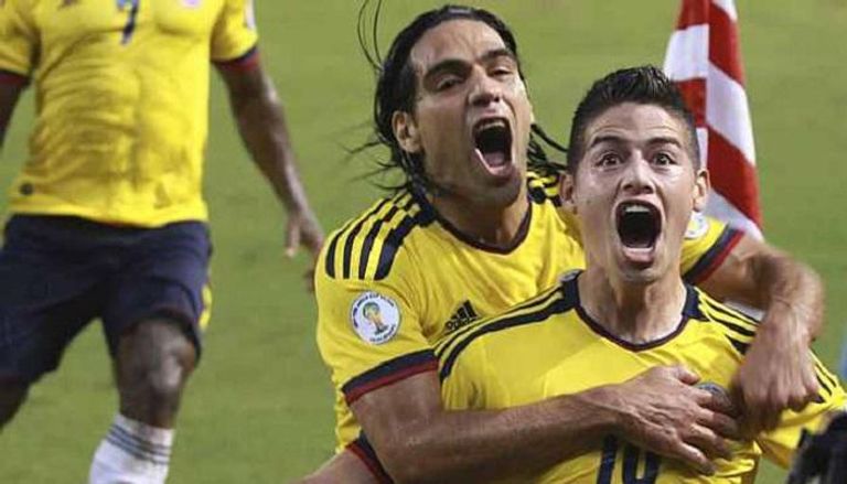 كولومبيا تتسلح للبرازيل بفالكاو وجيمس 