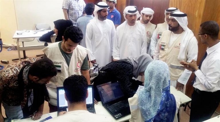 الهلال الأحمر ينفذ