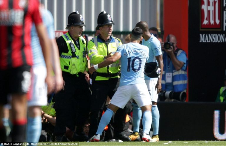 صدام أجويرو مع الشرطي