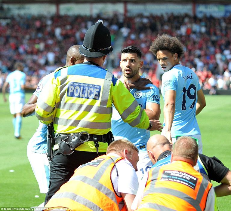 صدام أجويرو مع الشرطي